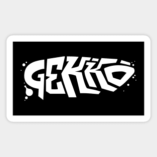 Just Gekko (White) Magnet